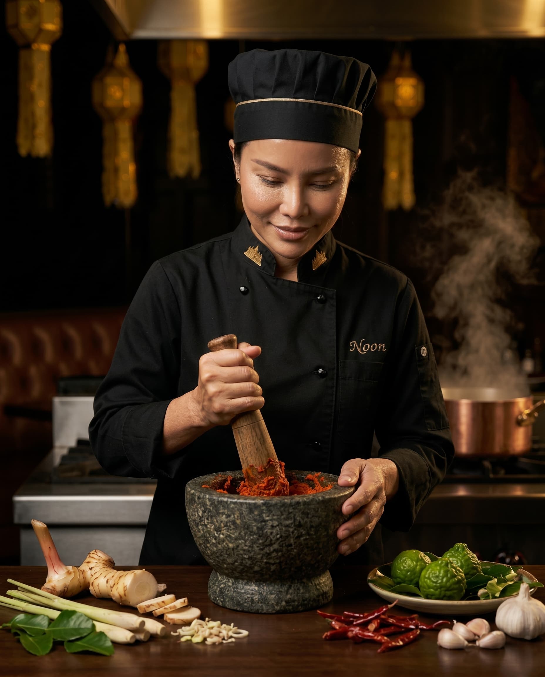Hand-pounded curry paste — Kruathai Atlanta